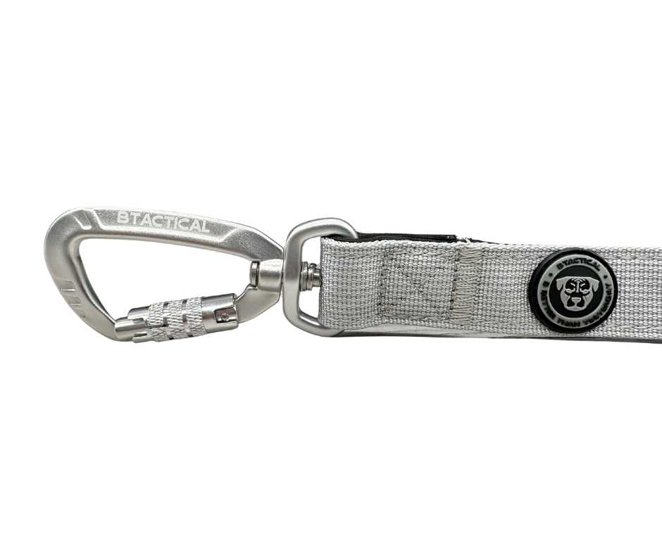 BTactical Carabiner Dog Lead – Misty Grey