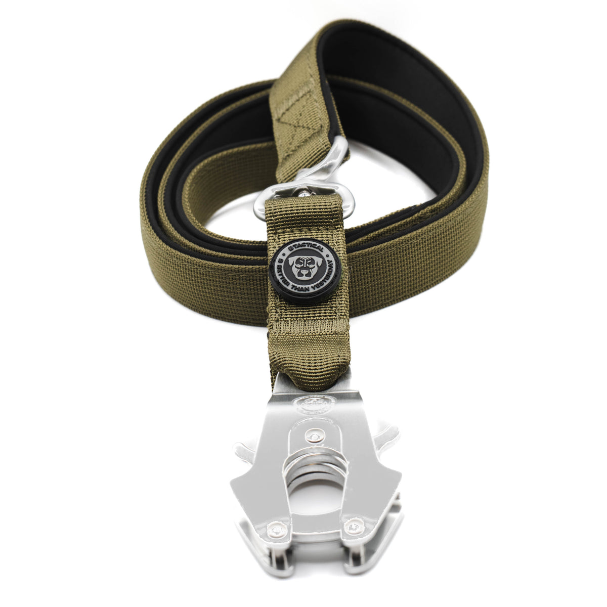 BTactical Frog Clip Dog Lead – Khaki Green