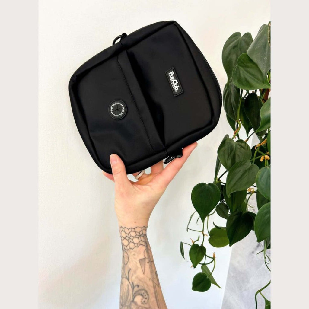 Black Mini Dog Walking Bag