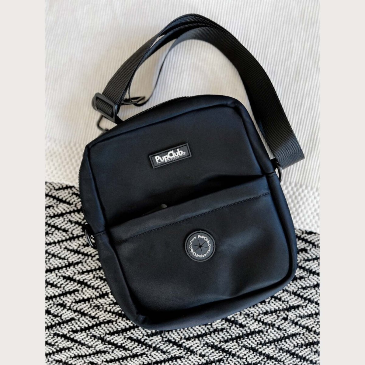 Black Mini Dog Walking Bag