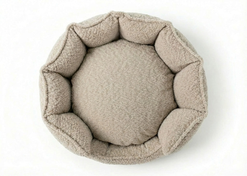Cotswold High-Wall Bouclé Dog Bed