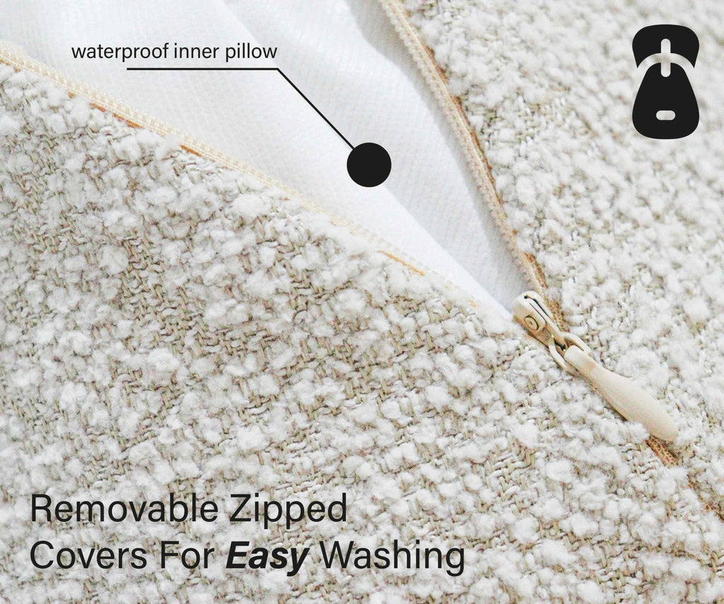 Cotswold High-Wall Bouclé Dog Bed