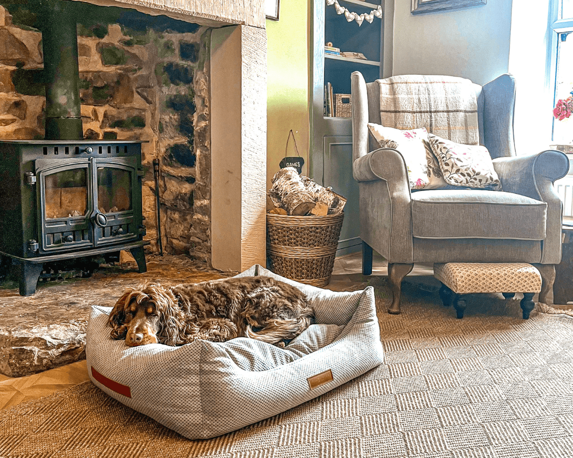 Highclere Memory Foam Bolster Dog Bed
